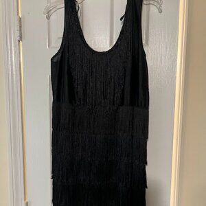 Black Flapper Dress 1920s